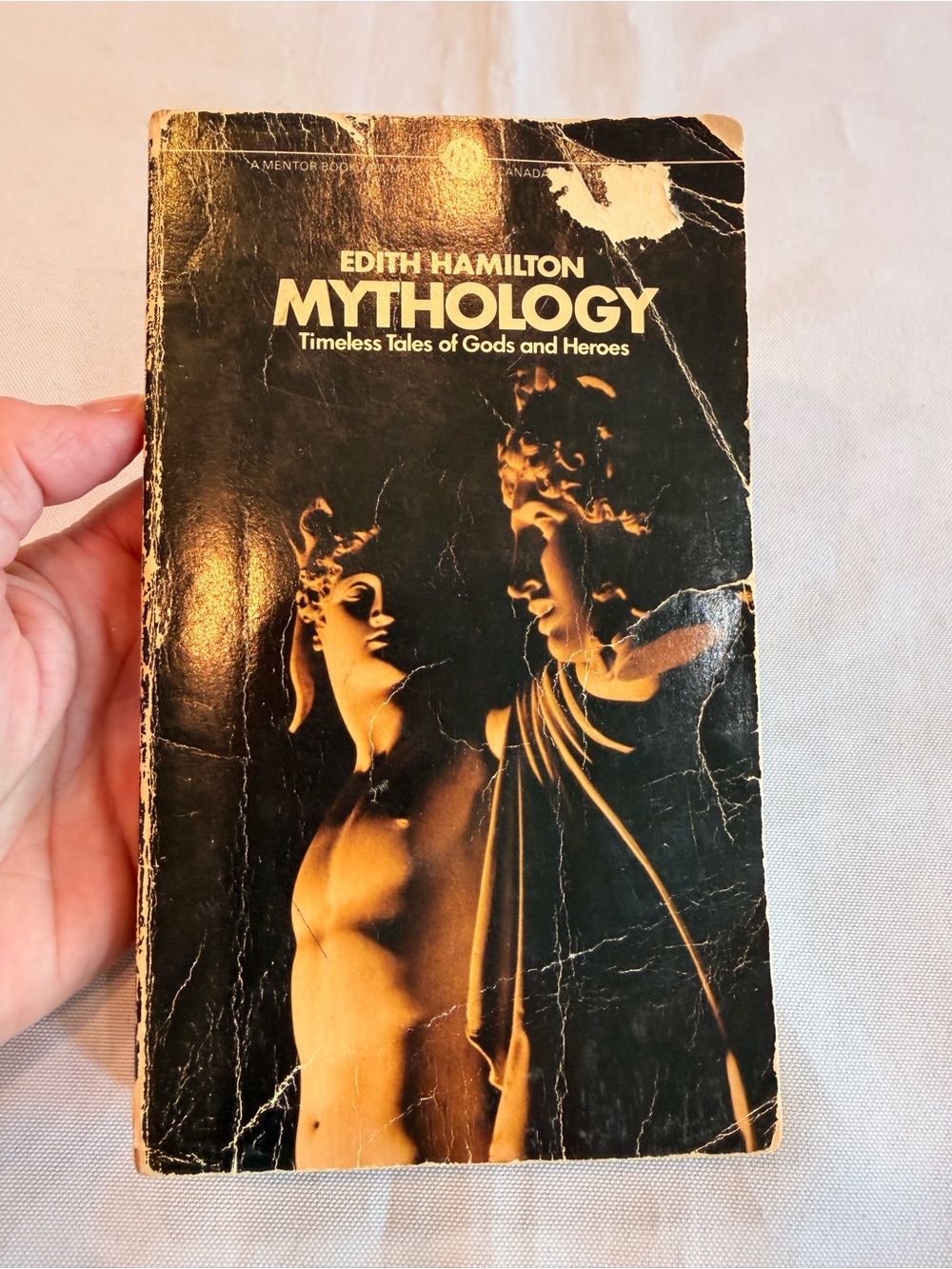 Vintage Edith Hamilton Mythology Timeless Tales of Gods and Heroes 1969 PB Book